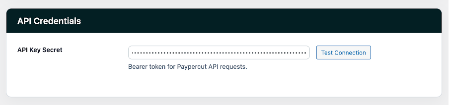 Configure API key